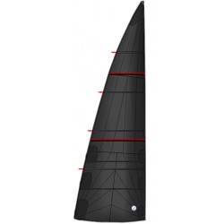 BLACK RADIAL FULLBATTEN GROßSEGEL