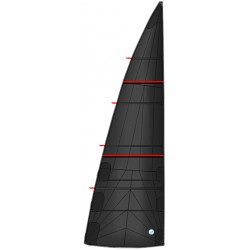 Black Radial Mainsail