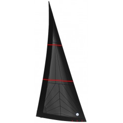 Black Radial Headsail 